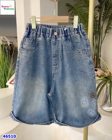 Quần short jean xanh A