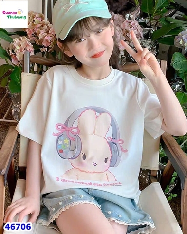 Áo trắng con thỏ