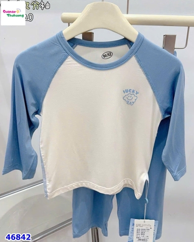 Bộ dài Tencel xanh Lucky