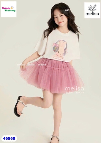 Set MLS hồng thỏ, châ váy tutu hồng