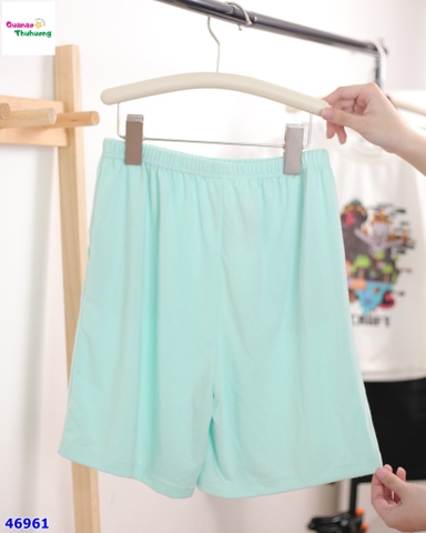 Quần short Uni xanh min