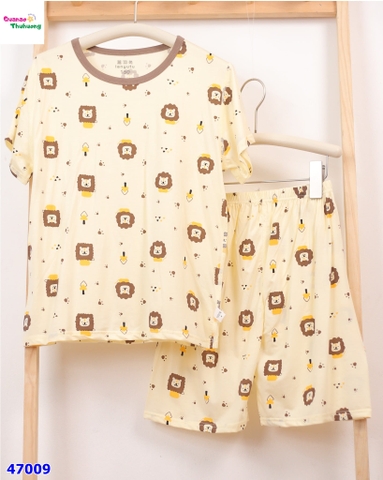 Bộ Tencel kem sư tử