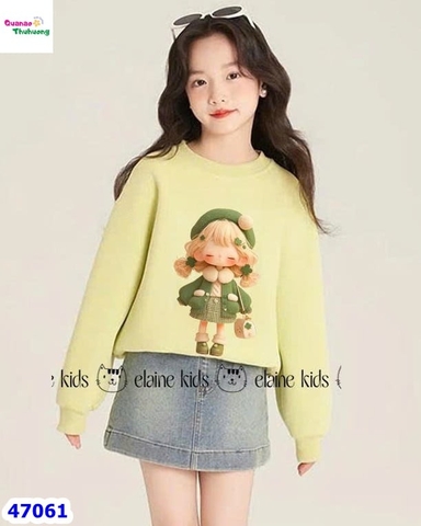 Set váy Elaine xanh cô gái