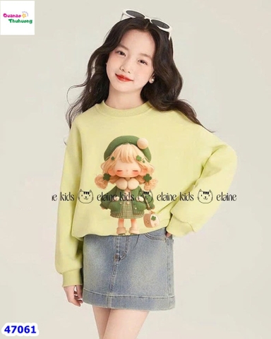 Set váy Elaine xanh cô gái