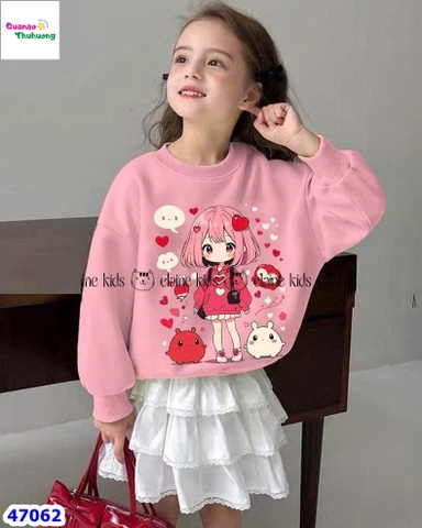 Set váy Elaine hồng cô gái
