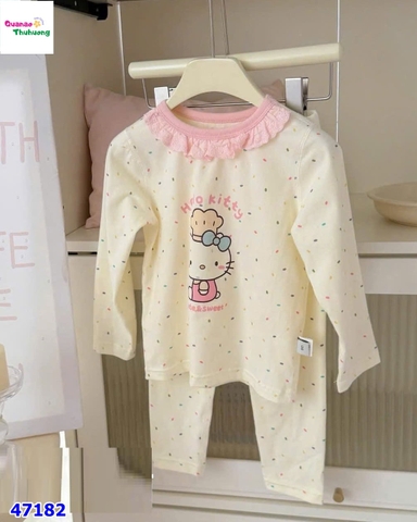 Bộ Honey kem Kitty chấm bi màu sắc
