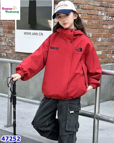 Áo khoác dù 2 mặt đỏ The NROHT Kids