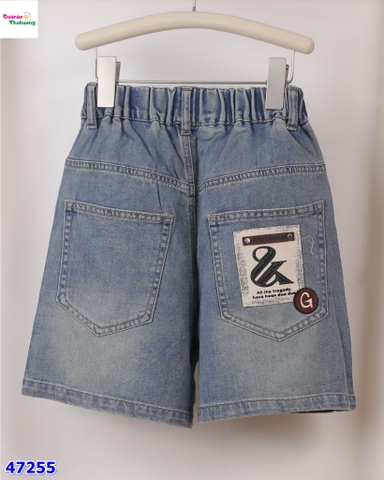 Short Jean Bantang xanh