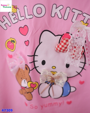 Áo thun hồng Kitty So Yummy