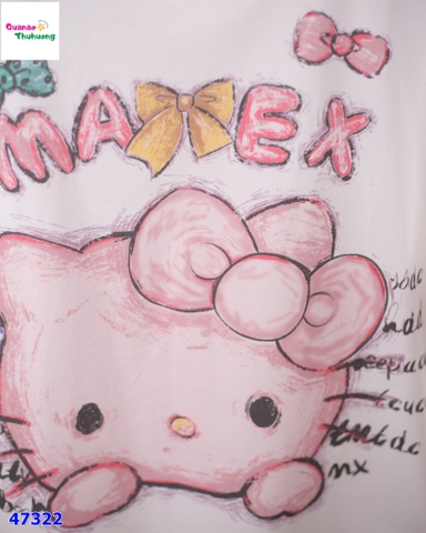 Áo thun trắng Hello Kitty MaEx