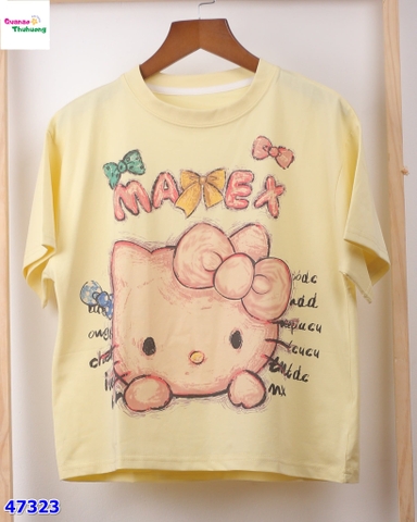 Áo thun vàng Hello Kitty MaEx