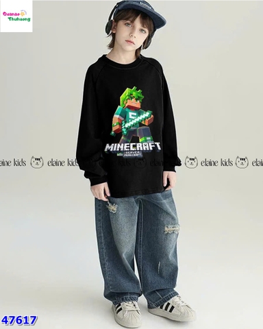 Bộ dài Elaine đen Minecraft
