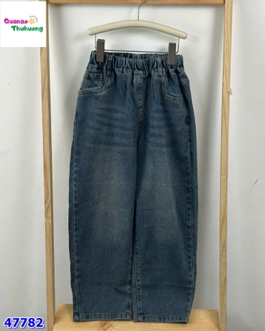 Quần jean xanh đậm túi DRZA