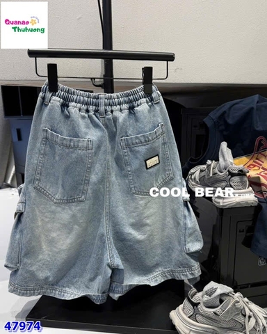 Quần short CB xanh túi hộp dây