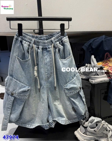 Quần short CB xanh túi hộp dây