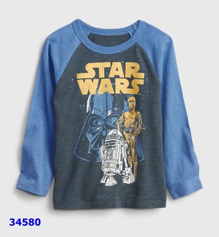 Áo BabyGap xanh in StarWars - size 5y