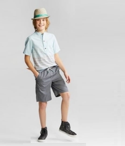 Quần short Cat&Jack xám - size 8-10y