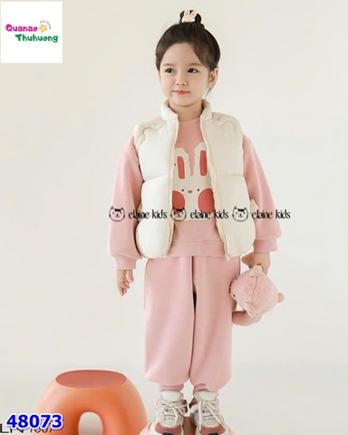 Set bộ dài Elaine hồng thỏ