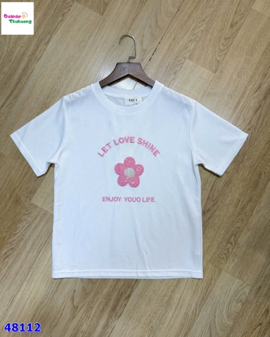 Áo trắng thêu hoa Let Love