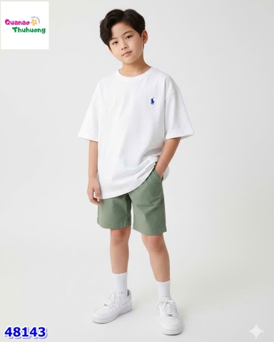 Short kaki Bee xanh rêu