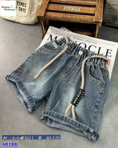 Quần short jean xanh CN Baby