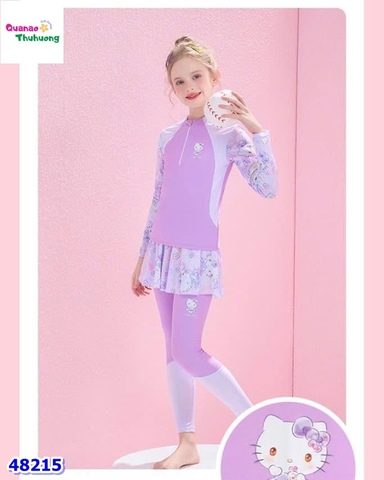 Bộ bơi dài tím Kitty