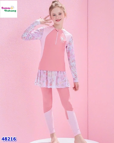 Bộ bơi dài hồng Kitty
