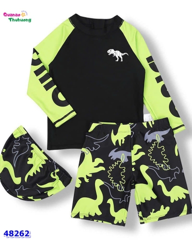Bộ bơi đen khủng long Dino