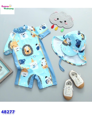Bộ bơi liền xanh động vật