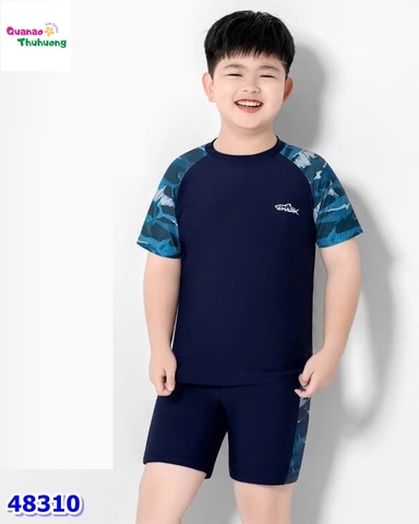 Set bơi Ylike xanh đậm Shark