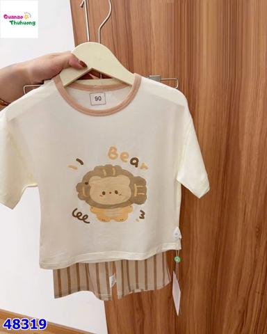 Bộ Tencel lửng kem sư tử
