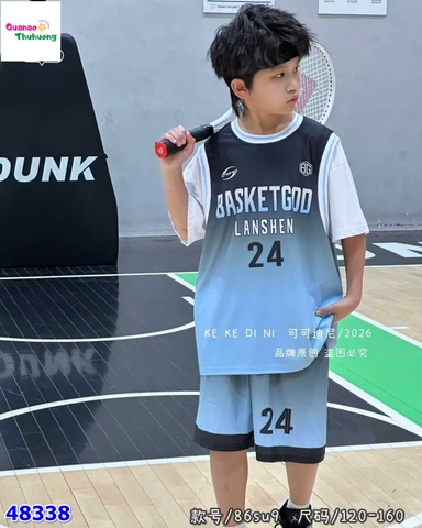 Bộ thể thao loang xanh số 24