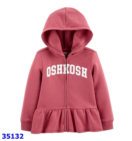 Áo khoác Oshkosh thân váy hồng đất Oshkosh- size 9m
