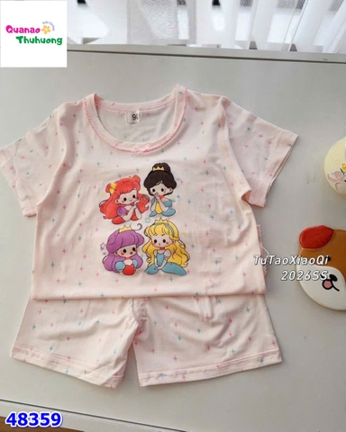 Bộ Tencel W hồng công chúa
