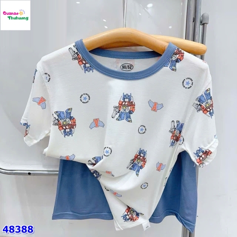 Bộ Tencel trắng siêu nhân