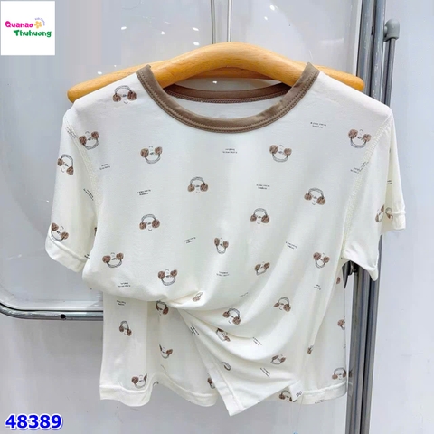 Bộ Tencel kem tai nghe