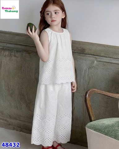 Set bộ MLS trắng dập hoa