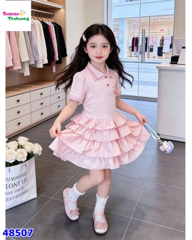 Đầm polo hồng ngựa