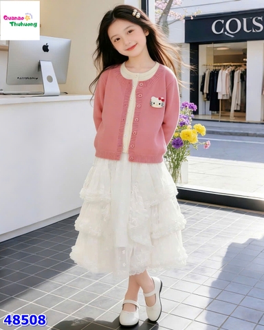 Áo khoác Kitty hồng