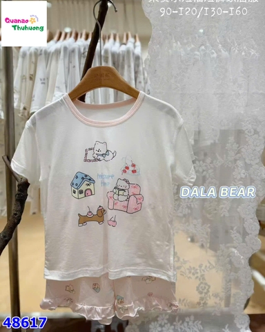 Bộ Tencel T kem mèo nhà
