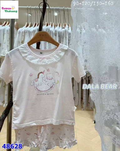 Bộ Tencel T hồng ngựa Pony