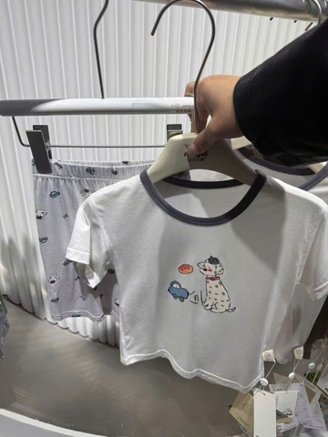 Bộ Tencel chó đốm