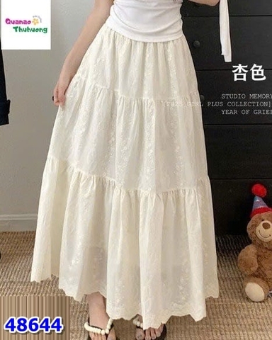 Chân váy FS kem thêu hoa