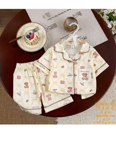 Bộ Pyjama kem gấu Bunny