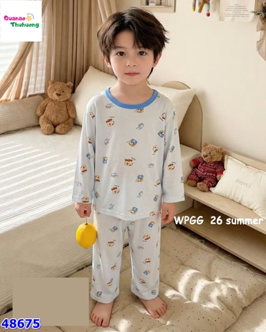 Bộ Tencel dài xanh Cappy