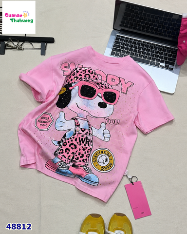 Áo thun hồng Snoopy