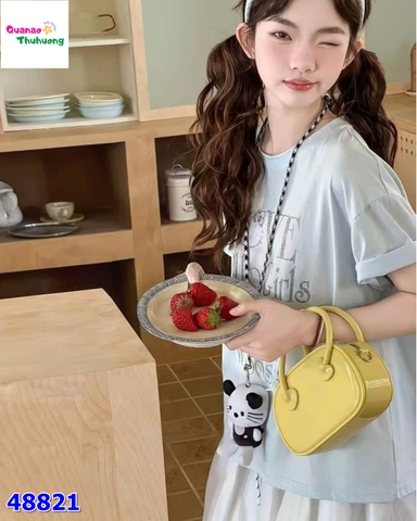 Set áo thun xanh Love Kitty