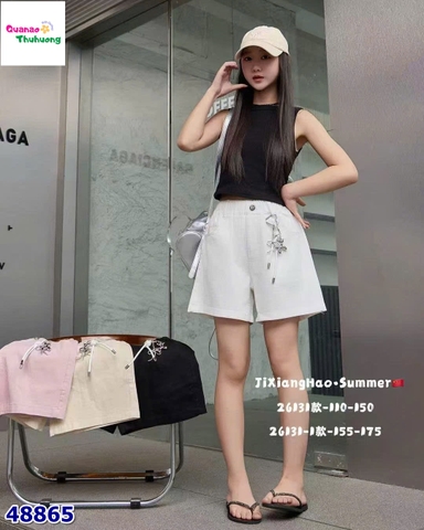 Quần short kaki trắng