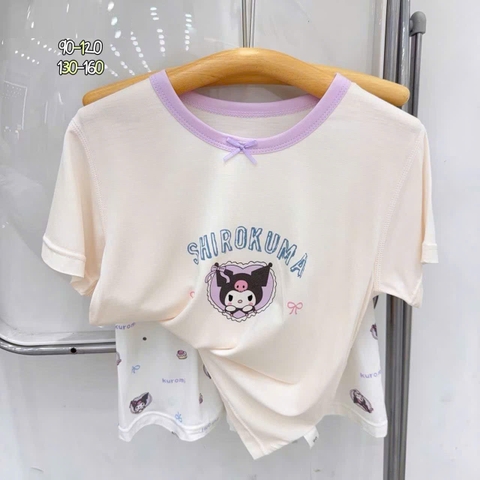 Bộ Tencel W kem Kuromi trái tim