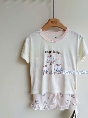 Bộ Tencel T kem Kitty Angel